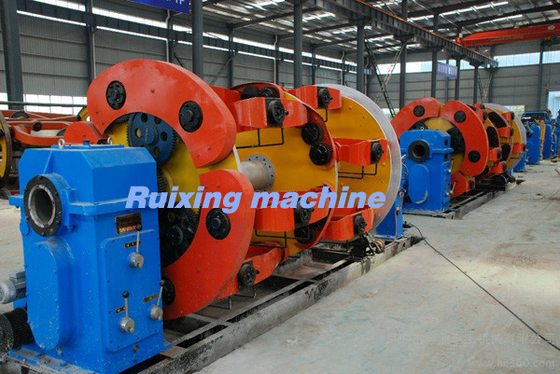 China Cage type stranding machine for stranding Cu, Al wires and ACSR, steel armoring, Cu-screen supplier