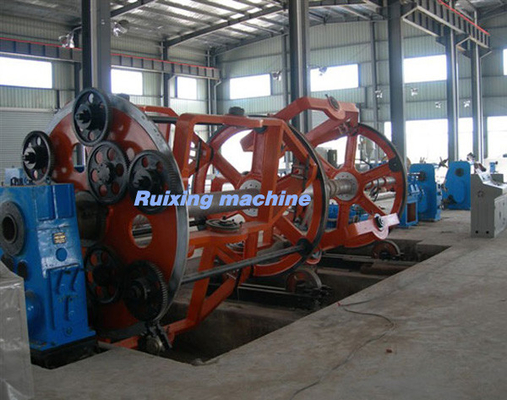China 1+6 Laying up machine for cabling the multi-core 3 to 7 plastic cables, XLPE cables supplier
