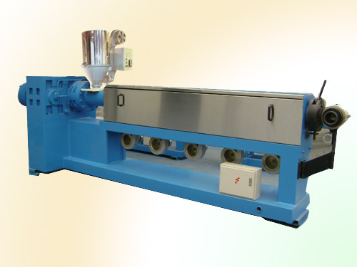 China Plastic extruders for extruding PVC, PE or XLPE protective jacket onto cables and wires supplier