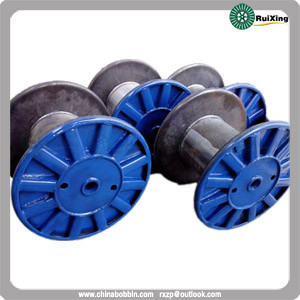 China Metal cable puller wire drum bobbin custom mild steel wire spool cable steel wire drum supplier