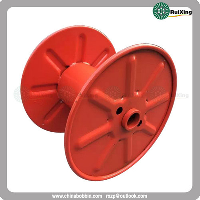 China Reel with single wall rimmed flange in pressed steel for Copper and aluminium single wire supplier