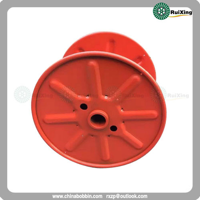 China Reel with single wall rimmed flange in pressed steel for PP wire supplier