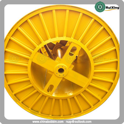 China Corrugated reel for process Large size reel with flanges obtained from corrugated plate supplier