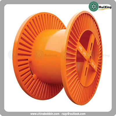 China Large size reel with flanges obtained from corrugated plate for delivery supplier