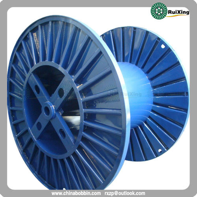 China electric cable steel cable reels corrugated steel reels Large Wire and cable steel bobbin supplier