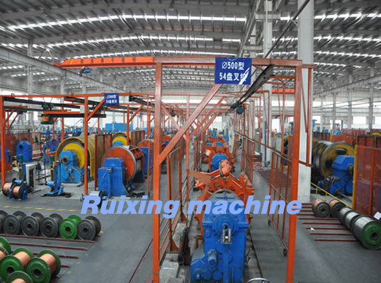 China 630 fork strander for stranding Cu, Al wires and ACSR, armoring and Cu screening the cable supplier