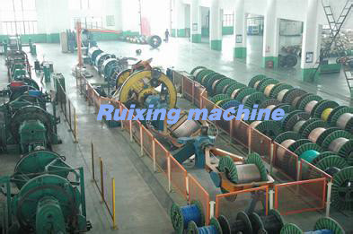 China Laying up machine for cabling the multi-core 3 to 7 plastic cables, XLPE cables supplier