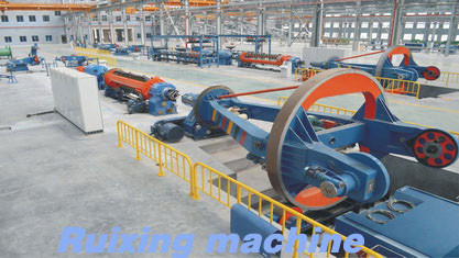China Drum twister laying-up machine for steel-armoring or Cu-screening the cables supplier