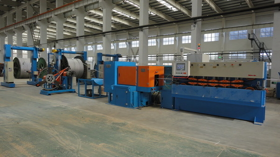 China Plastic extruders for extruding PVC, PE or XLPE insulating layer onto wires and cables supplier