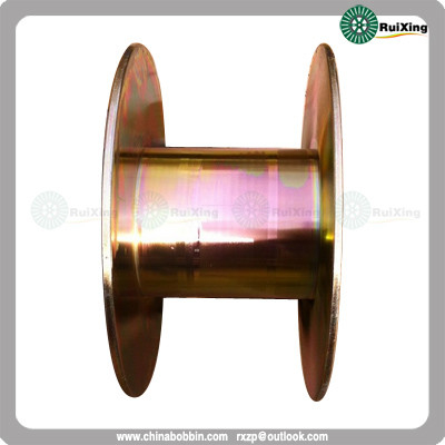 China Empty Metal flange process drum metal flange process reels metal flange process spool supplier