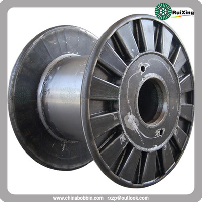 China Metal cable puller wire drum bobbin custom mild steel wire spool cable steel wire drum supplier