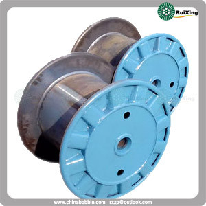 China Metal cable puller wire drum bobbin custom mild steel wire spool cable steel wire drum supplier