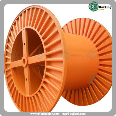 China Big steel corrugated spool for cable machine Corrugated steel spool for wire stranding supplier