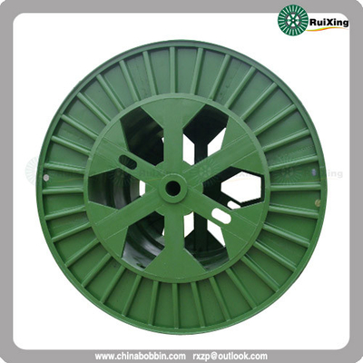 China Large size reel with flanges obtained from corrugated plate strength and durability supplier